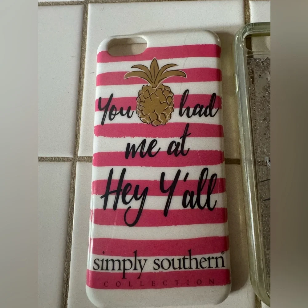 Simply Southern and Vera Bradley 7+ I-Phone covers- (set of 3)